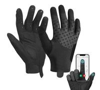 Gants de cyclisme pour homme - Moufles anti-chocs pour écran tactile - Gants de cyclisme réfléchissants pour homme - Pour le froid hivernal, le vélo de route, la conduite, la randonnée