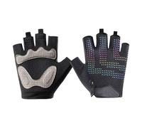 Gants de cyclisme réfléchissants demi-doigts - Gants d'entraînement respirants, gants de route absorbant les chocs | Gants de sport antidérapants pour homme et femme, gants de moto pour entraînement