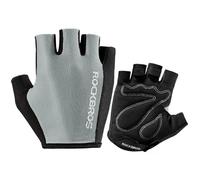 Gants de cyclisme sans doigts, taille XL, gris