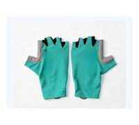 Gants de cyclisme, tissu extensible respirant, coussinets antidérapants absorbant les chocs, support de poignet étendu pour VTT, vélo de route, équitation d'été (M, vert)
