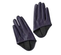 Gants de danse en cuir PU avec doigt couvert | Zone intérieure ouverte de la main et ouverture flexible, structure extensible supportant les vêtements pour les