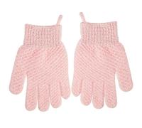Gants de douche | 19,5 x 12 cm Gants de douche exfoliants respirants | de douche exfoliant à cinq doigts | Gants de bain lavables et portables | Accessoires de bain portables lavables pour la