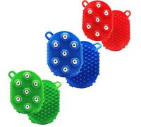 Gants de drainage lymphatique pour femme avec balle de massage portable, 7 boules en métal pour massage à 360 °, rouleau de beauté pour soulager le cou, le dos et les muscles, outil de soins du corps