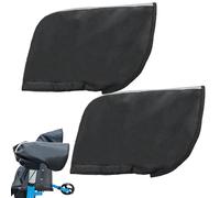 Gants de fauteuil roulant, chauffe-mains imperméables et coupe-vent | Gants de VTT doublés en velours avec bandes réfléchissantes | pour protection des mains en fauteuil roulant