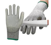 Gants de filet de sécurité : paire haute performance résistante aux coupures, équipement antidérapant pour couper les légumes, le poisson et la viande | Accessoire de cuisine pour la cuisine