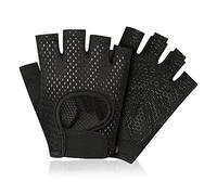 Gants de Fitness, Gants d'entraînement pour Hommes et Femmes, Levage de Poids glovess Gym Fitness entraîne, mitaine Noire pour Les Femmes exercez Un glovess pour Le soulèvement de (L)