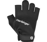 Harbinger Gants d'entraînement Training Grip 2.0 — Durable, respirant, paume cuir rembourrée Noir L