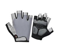 Gants de fitness unisexes respirants et résistants aux chocs pour homme et femme - Gants de cyclisme pour la gym, le fitness, la musculation, l'haltérophilie, les demi-doigts