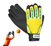Gants de Football - 1 Paire de Gants de Football de But pour Adulte Unisexe | Accessoires Respirants rembourrés pour entraînement, compétition Scolaire