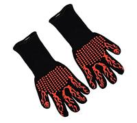 Gants De Four avec Doigts, Gants De Barbecue, Gants De Cuisson pour Four, Gants De Four en Silicone, Gants De Cuisine pour Four(红色)