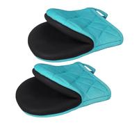 Gants de four de classe professionnelle Protection contre les brûlures Intérieur en coton ventilé pour la cuisson et la préparation des aliments Gants de cuisine non glissants