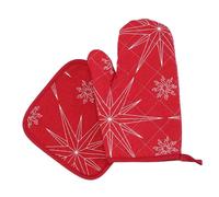 Gants de four de Noël et ensembles de maniques Gant de four antidérapant pour cuisiner barbecue