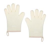 Gants De Four en Silicone Flexibles avec Texture Antidérapante Mitaines Ambidextres Gants Longs pour Une Cuisson Et Une Cuisson en Toute Sécurité Mitaines Allant Micro-Ondes