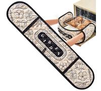 Gants de Four et maniques, Gants de Four Doubles résistants à la Chaleur, Gants de Cuisine, maniques de Four Double, Gants Anti-brûlure, Conception Durable pour Les Amateurs de Cuisine