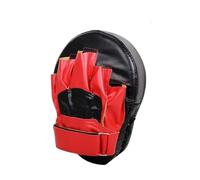 Gants de Frappe Gants de Kick-Boxing, Coussinets en Cuir PU, Sac Frappe for l'entraînement(Black Red B 1PC)
