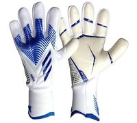 Gants de gardien de but de football - Jeunesse - Antidérapants - Épais - Résistants à l'usure - Respirants - Avec support de doigt pour l'entraînement et les jeux