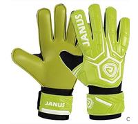 Gants de Gardien de But Finger Gants de Protection des Adultes Série Football Gardien But(Green,7)