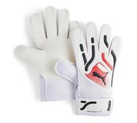 Gants de gardien de football - PUMA - Ultra Pro RC - Blanc/Rouge - Mixte - Latex 10