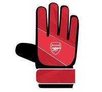 Gants de gardien enfant Arsenal Team Merchandise Rouge Taille 5 Unisex
