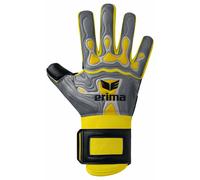 Erima Flex-Ray Hardground Gants de Gardien de But (7222404) Jeunesse Unisexe, Gris/Jaune, 4