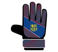 Gants de gardien enfant FC Barcelone Team Merchandise Rouge Taille 7 Unisex