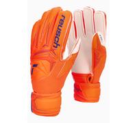 Reusch Gants de Gardien de But pour Enfants et Adolescents | Protection des Doigts et Prise Robuste | pour l'entraînement et Les matchs |Attrakt Solid Finger Support Junior