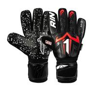 Rinat Gants de Gardien de But Aries X Gravity pour Adulte, Noir, Taille 10