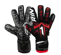 Rinat Gants de Gardien de But Aries X AS pour Adulte, Noir, Taille 10