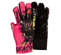 Softee Beast Emboss Junior Goalkeeper Gloves Noir,Rose 6 Enfants