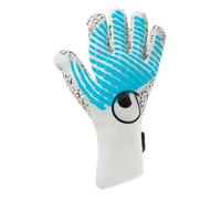 Uhlsport Fm Cybertec Supergrip+ Finger Surround Goalkeeper Gloves Blanc 8.5