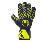 uhlsport Gants de Gardien de But de Football Prediction Supersoft HN, Marine/Blanc/Jaune Fluo, 8