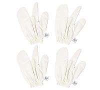 Gants de Garshana, 2 paires gants lymphatiques doux avec manchette élastique, outils d'expoliation du corps réutilisables