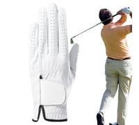 Gants de golf pour homme main gauche, gants respirants pour joueur | Moufles de protection ergonomiques rembourrées pour le tennis, la pêche, l'équitation, la moto, la conduite, le cyclisme pour femme