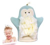 Gants de gommage corporel, exfoliant de douche, gants exfoliants pour gommage doux, douche, salle de bain, éponge de loofah serviette en mousse pour hommes femmes familles