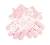 Gants de gommage pour le corps, gants de nettoyage pour le corps, gants de douche multifonctions exfoliants | Accessoires de bain flexibles pour la main de la main du visage arrière