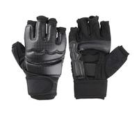 Gants de Grappling, Gants de Combat,Mitts de Boxe pour la Formation Muay Thai - Gants de Support de Poignet réglables de Demi-Doigt pour la Cage légère de Combat de Cage