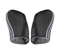 Gants de guidon de moto - Cuir de taille moyenne, chaud coupe-vent, isolé, imperméable, gants de protection pour l'équitation | Hiver froid, VTT, vélo de route, vélos électriques, Scoo
