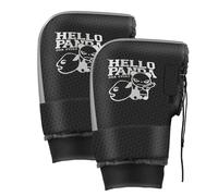 Gants de guidon de moto, gants thermiques d'hiver, manchons de guidon avec design réfléchissant, vélo électrique pour homme et femme par temps froid