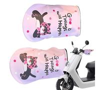 Gants de guidon - Gants de guidon de moto d'extérieur - Manchons de protection solaire pour scooter, moto, tricycle, adultes, cyclistes aventuriers