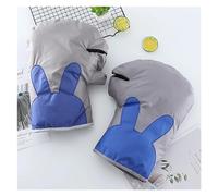 Gants De Guidon Hiver 1 Paire Moto Scooter Hiver Coupe-Vent vélo épaissi Chaud protéger imperméable à la Pluie épais poignée Guidon Garde Couverture Gant(Rabbit Handle Cover)