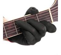 Gants de guitare gaucher avec doigt anti-douleur pour la protection, gants de musiciens pour basse (taille M)