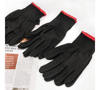 Gants de guitariste pour main gauche - Protège contre les coupures, les ampoules, les doigts douloureux - Noir (Taille S)