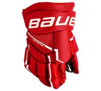 Gants de hockey Bauer Supreme Mach Red Youth 8 pouces
