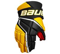 Gants de hockey Bauer Vapor 3X Black/Gold Intermediate 13 pouces