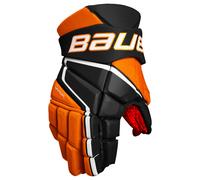 Gants de hockey Bauer Vapor 3X Black/Orange Senior 15 pouces