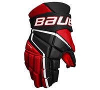 Gants de hockey Bauer Vapor 3X Black/Red Intermediate 13 pouces