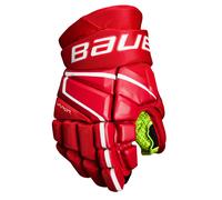 Gants de hockey Bauer Vapor 3X Red Junior 11 pouces