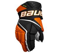 Gants de hockey Bauer Vapor Hyperlite Black/Orange Senior 15 pouces