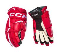 Gants de hockey CCM JetSpeed FTWomen Red/White Senior 14 pouces