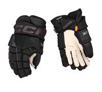 Gants de hockey CCM Tacks XF PRO Black/Grey Senior 15 pouces